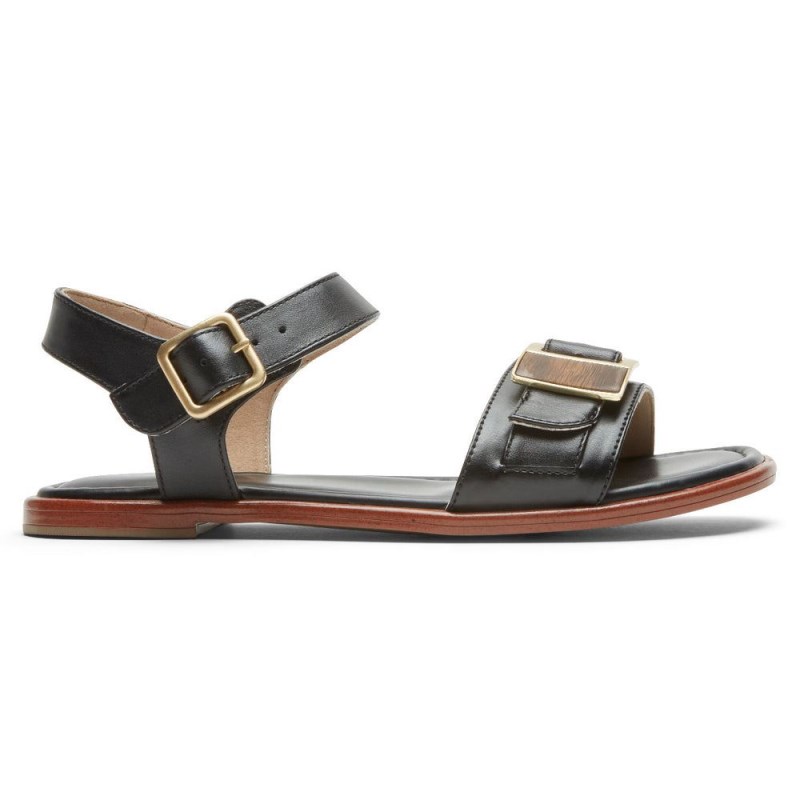 Rockport Total Motion Zadie Buckle Women Sandals Black Singapore | GY3-46524