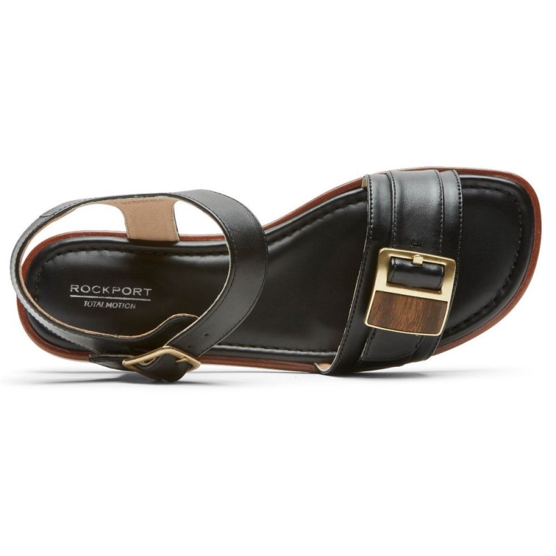 Rockport Total Motion Zadie Buckle Women Sandals Black Singapore | GY3-46524