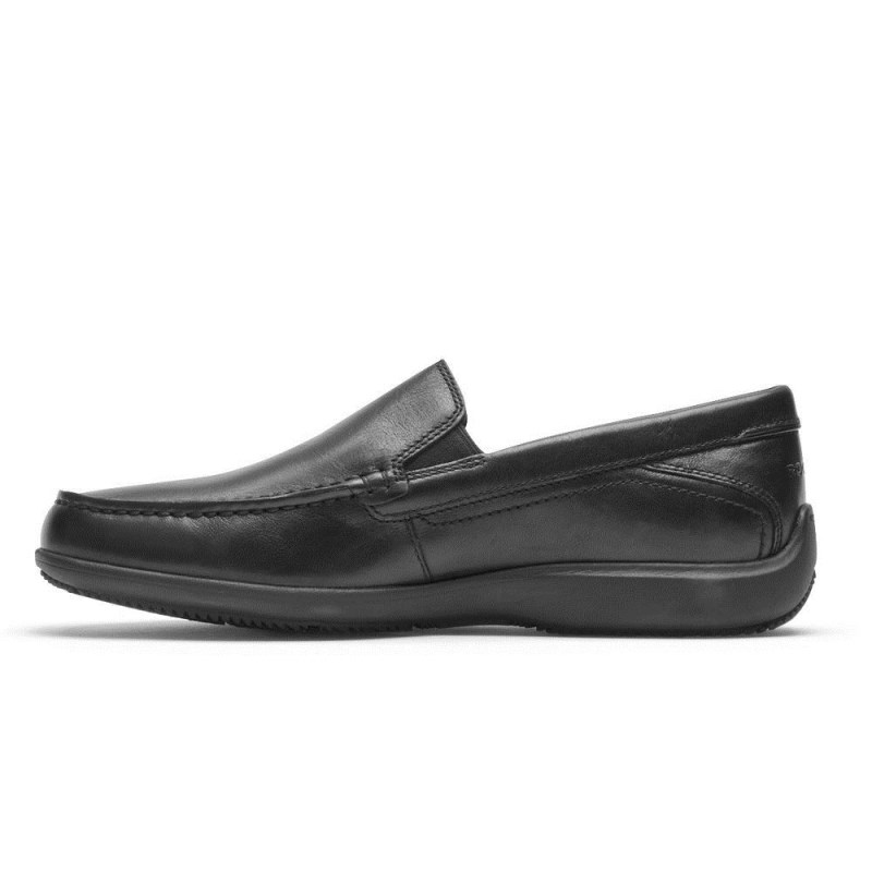 Rockport Trenton Men Loafers Black Singapore | WI3-82388