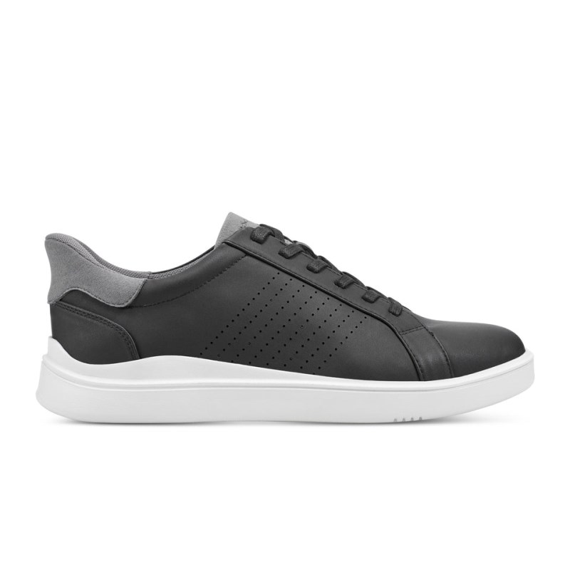 Rockport Tristen Step Activated Lace-Up Men Sneakers Black Singapore | DF6-33543