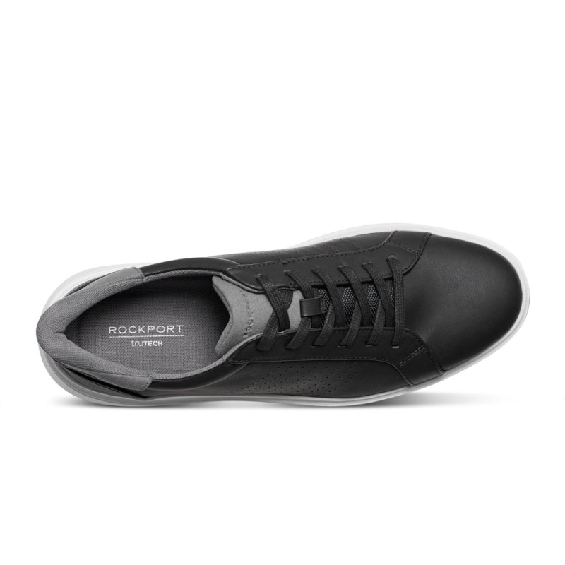 Rockport Tristen Step Activated Lace-Up Men Sneakers Black Singapore | DF6-33543