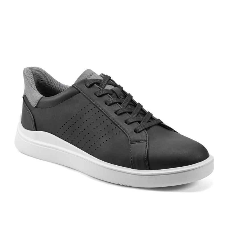 Rockport Tristen Step Activated Lace-Up Men Sneakers Black Singapore | DF6-33543