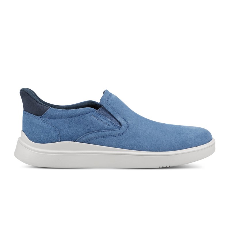 Rockport Tristen Step Activated Slip On Men Sneakers Light Blue Singapore | IL5-68546