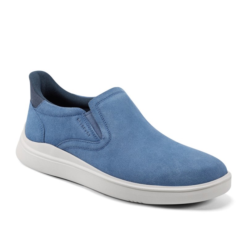 Rockport Tristen Step Activated Slip On Men Sneakers Light Blue Singapore | IL5-68546