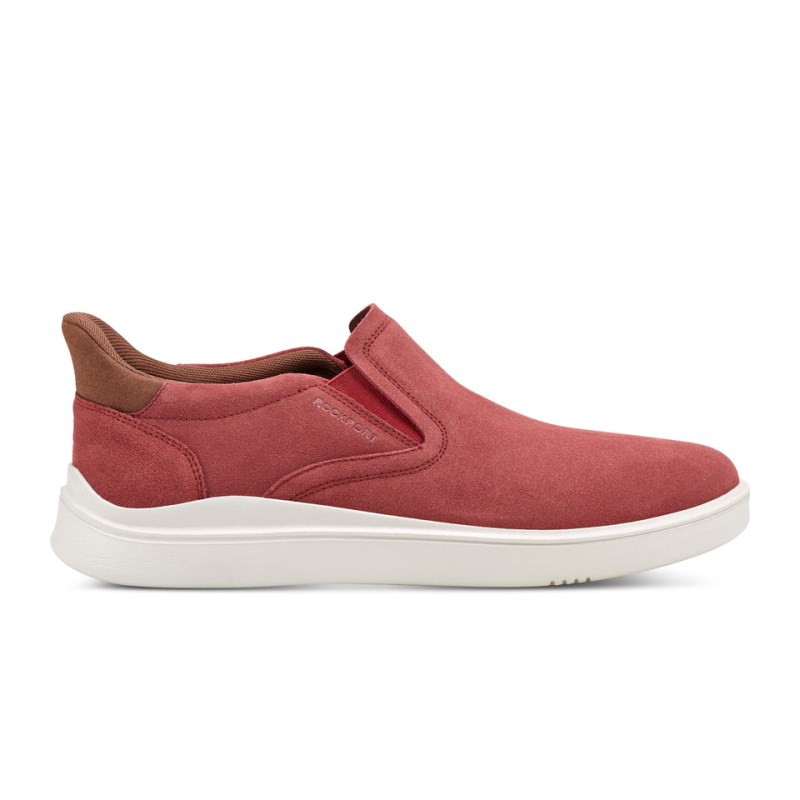 Rockport Tristen Step Activated Slip On Men Sneakers Light Red Singapore | AQ4-76757