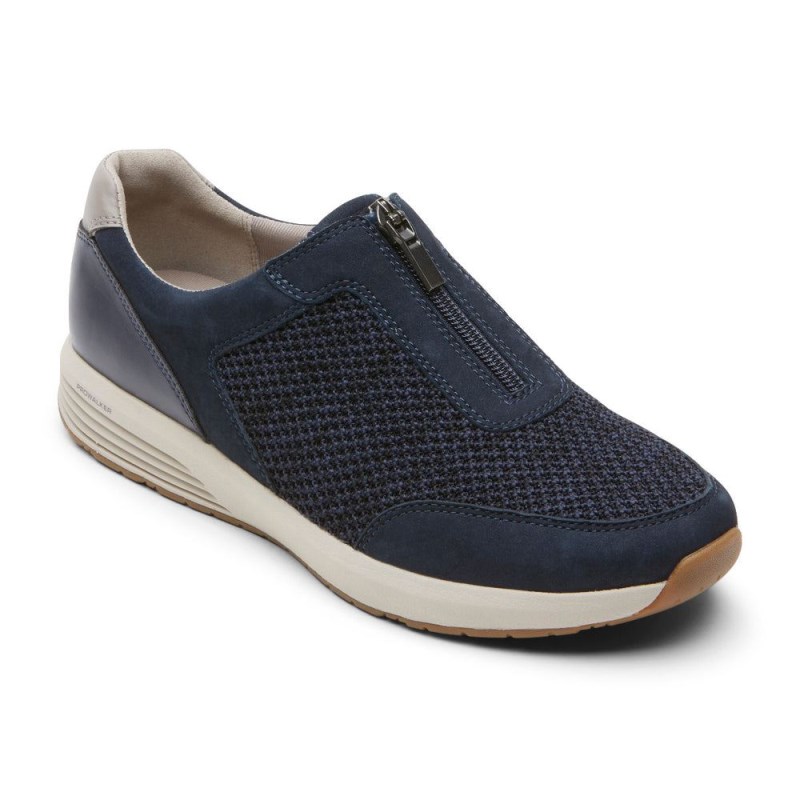 Rockport Trustride ProWalker Zip Women Sneakers Indigo Singapore | YD9-28362