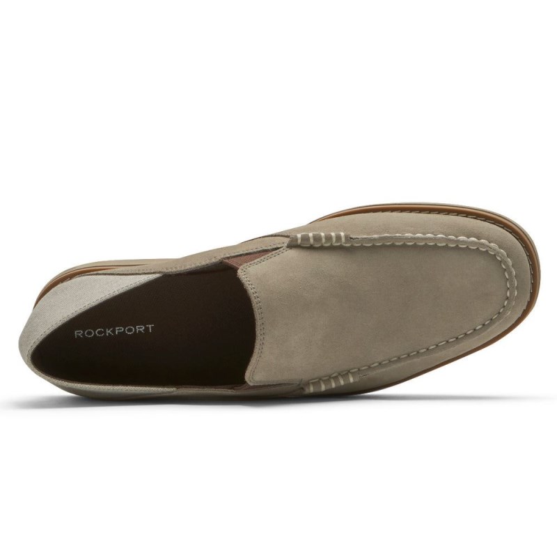 Rockport Tucker Venetian Crush Back Men Loafers Grey Singapore | EN8-93999