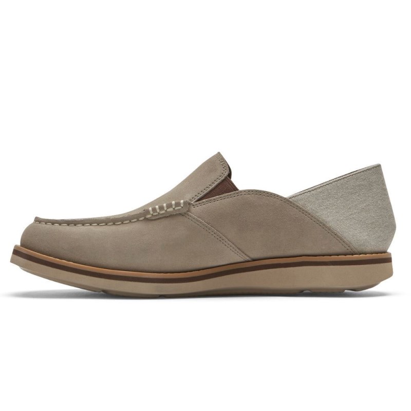 Rockport Tucker Venetian Crush Back Men Loafers Grey Singapore | EN8-93999