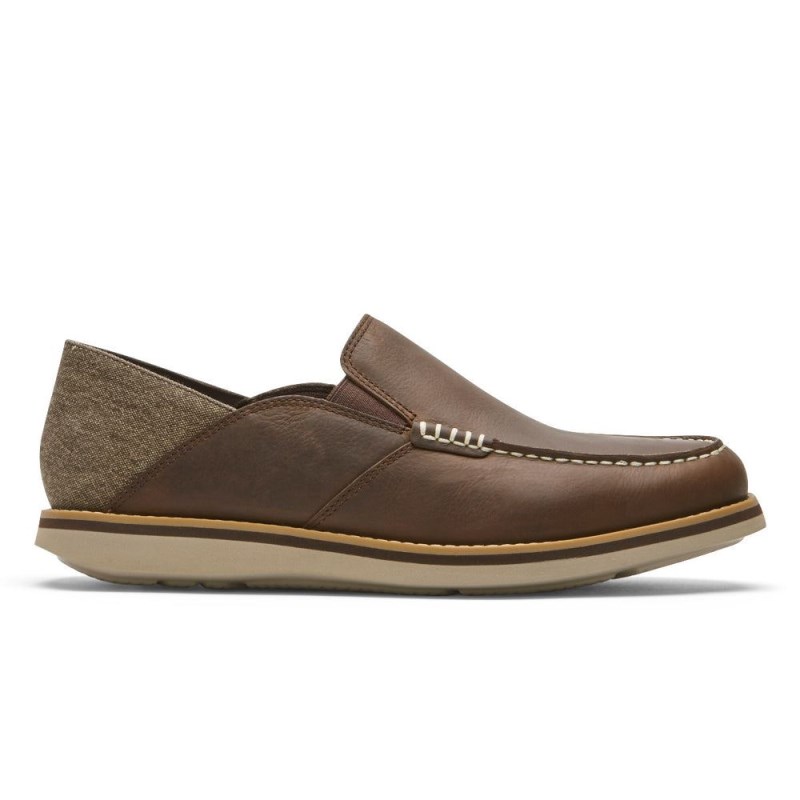 Rockport Tucker Venetian Crush Back Men Loafers Brown Singapore | WT3-02550