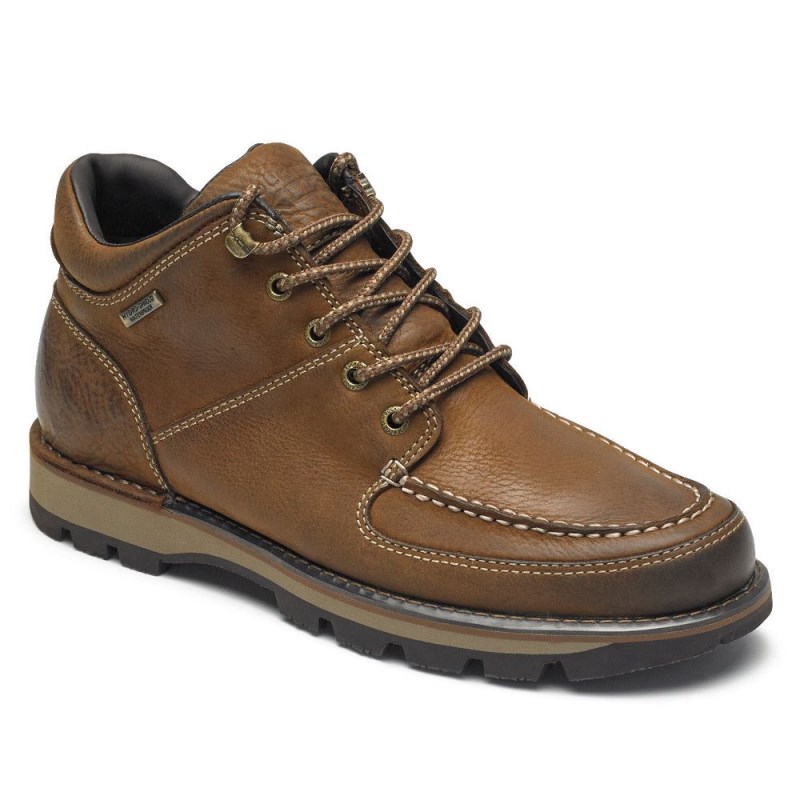 Rockport Umbwe II Chukka Men Waterproof Boots Brown Singapore | IL0-23972