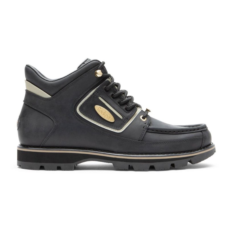 Rockport Umbwe II Mweka Men Waterproof Boots Black/Gold Singapore | XN2-67416