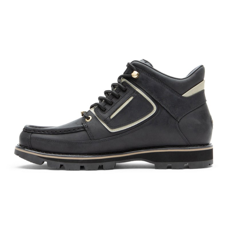 Rockport Umbwe II Waterproof Mweka Men Work Boots Black/Gold Singapore | ZA0-76817