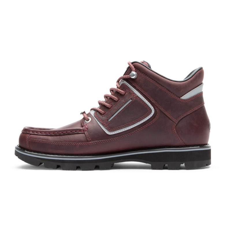 Rockport Umbwe II Waterproof Mweka Men Work Boots Burgundy Singapore | AU5-62656