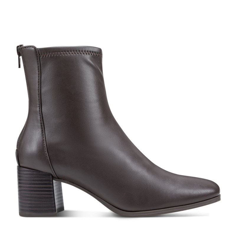 Rockport Violetta Stretch Women Heeled Boots Coffee Singapore | QR5-96809