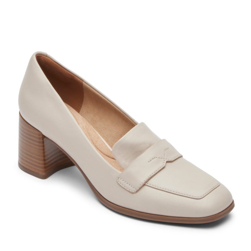 Rockport Violetta Women Loafers Cream Singapore | LI1-03860