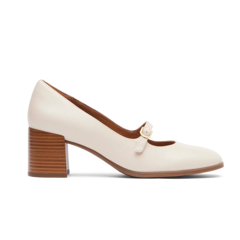 Rockport Violetta Women Mary Jane Cream Singapore | VQ1-22462