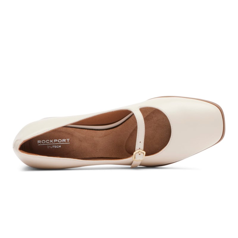 Rockport Violetta Women Mary Jane Cream Singapore | VQ1-22462