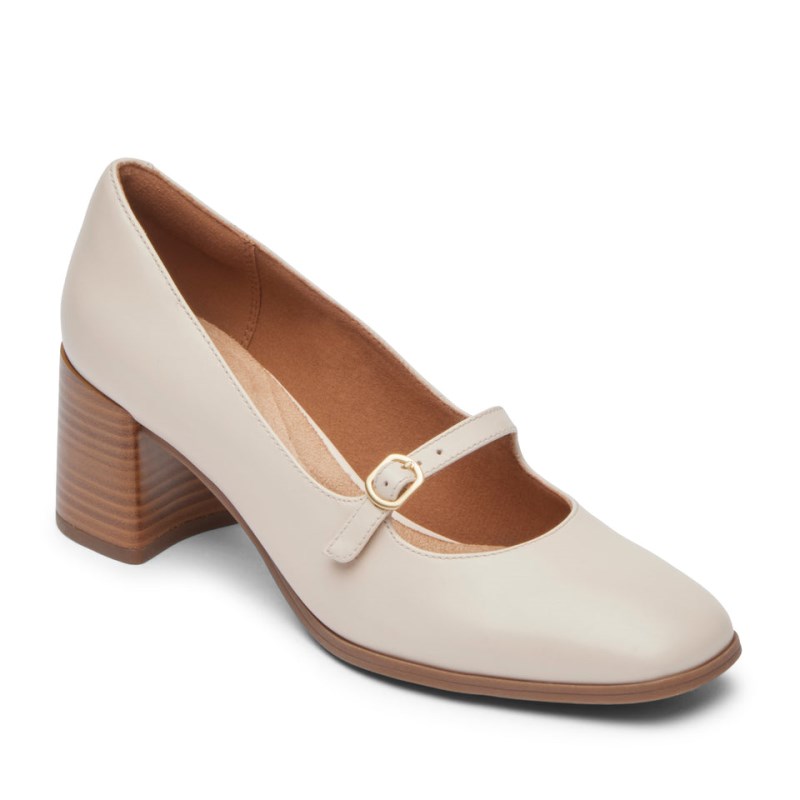 Rockport Violetta Women Mary Jane Cream Singapore | VQ1-22462