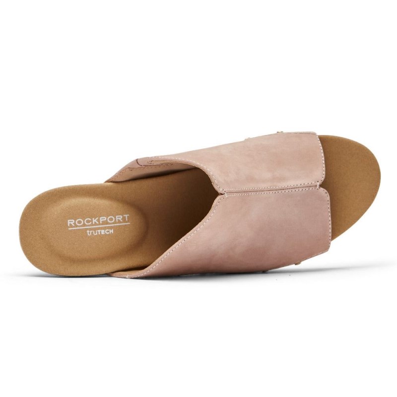 Rockport Vivianne Women Slides Pink Singapore | EU9-56035