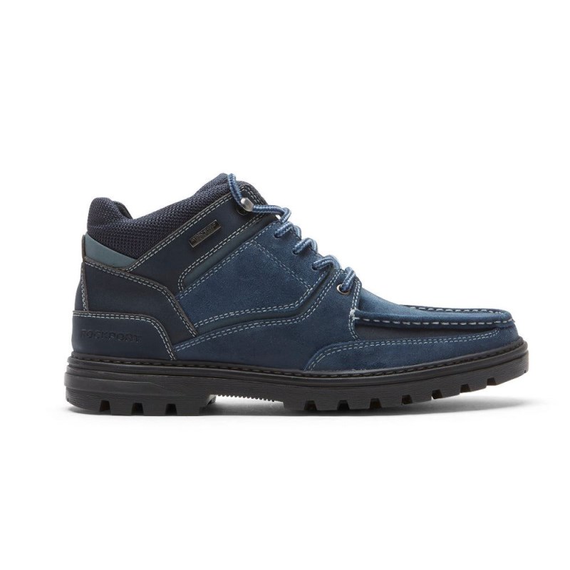 Rockport Weather-Ready Men Waterproof Boots Navy Singapore | XH6-86198