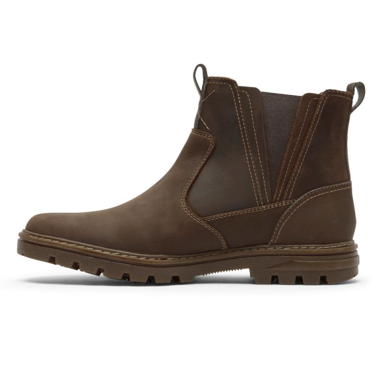 Rockport Weather OR Not Chelsea Men Waterproof Boots Brown Singapore | NG5-80228