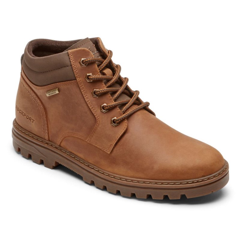 Rockport Weather Ready Men Waterproof Boots Brown Singapore | RG4-96839