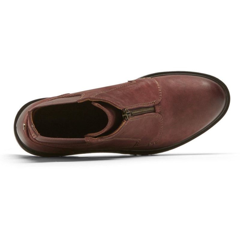 Rockport Winter Center Zip Women Booties Red Brown Singapore | RK4-48224