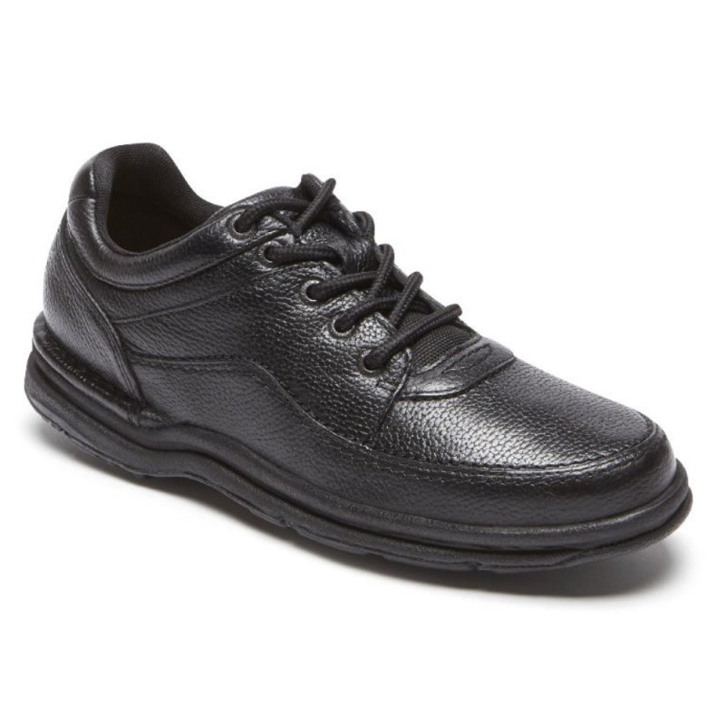 Rockport World Tour Classic Lace Up Men Sneakers Black Singapore | MA2-46324