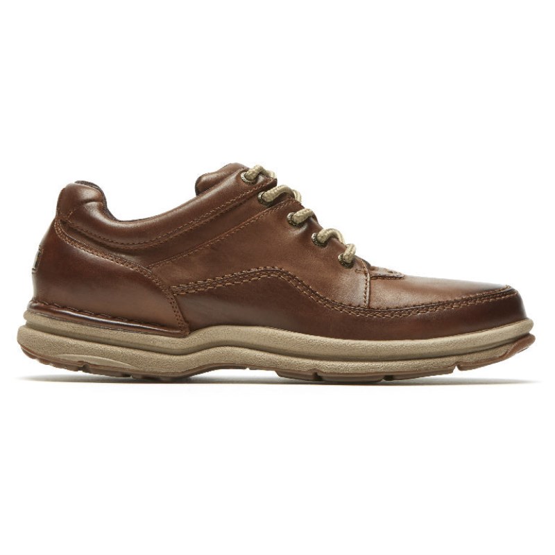 Rockport World Tour Classic Men Walking Shoes Brown Singapore | TO0-90119