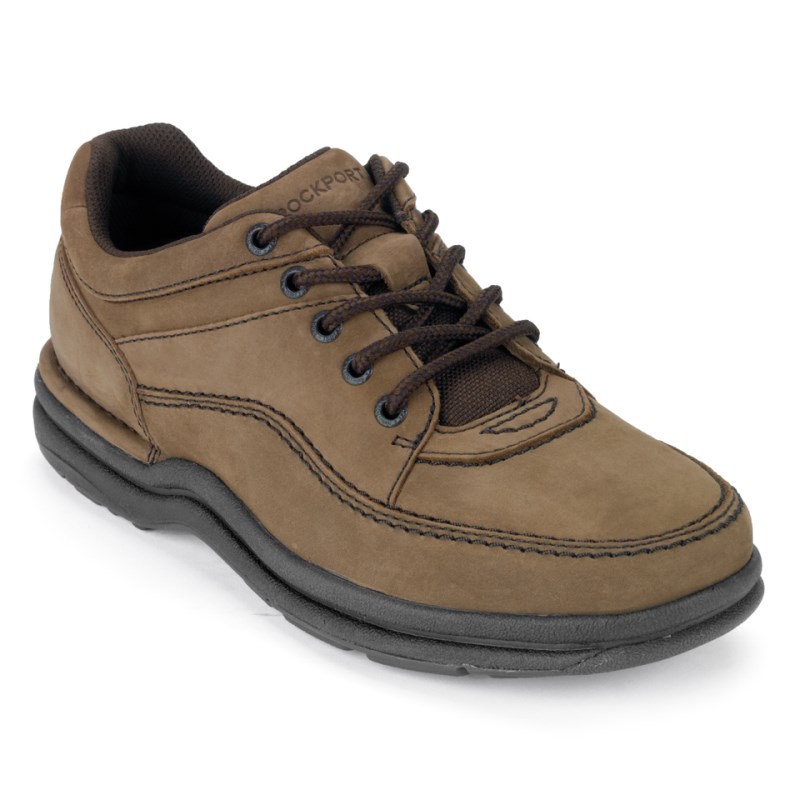 Rockport World Tour Classic Men Walking Shoes Chocolate Singapore | LM5-56805