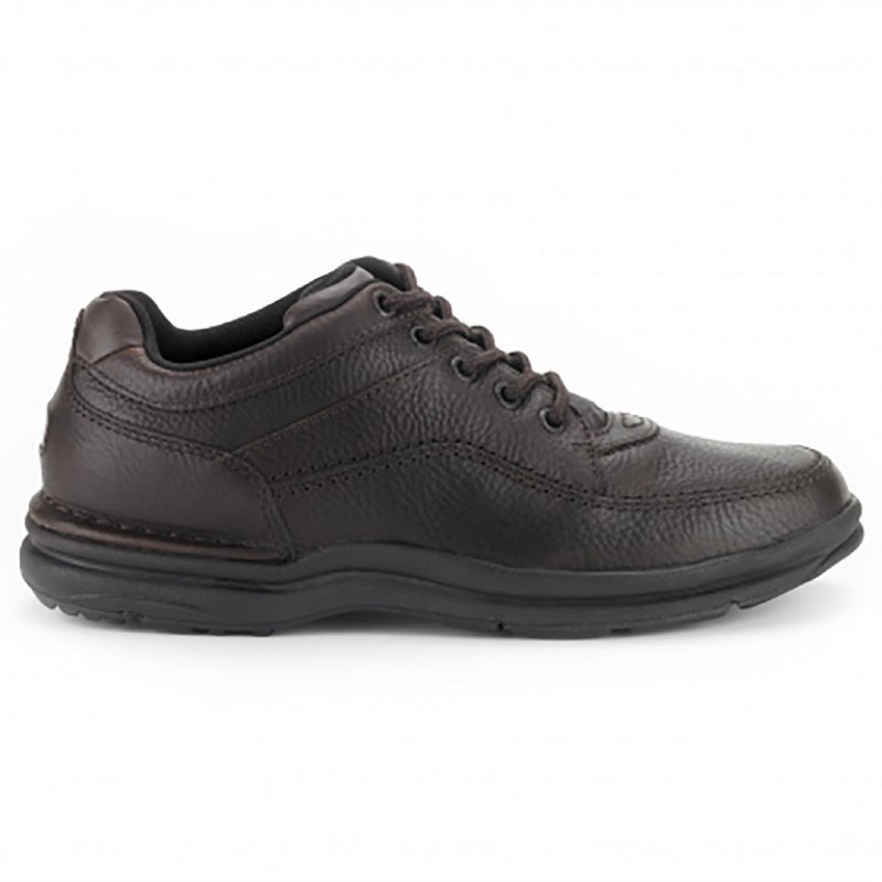 Rockport World Tour Classic Men Walking Shoes Chocolate Singapore | KP7-89168