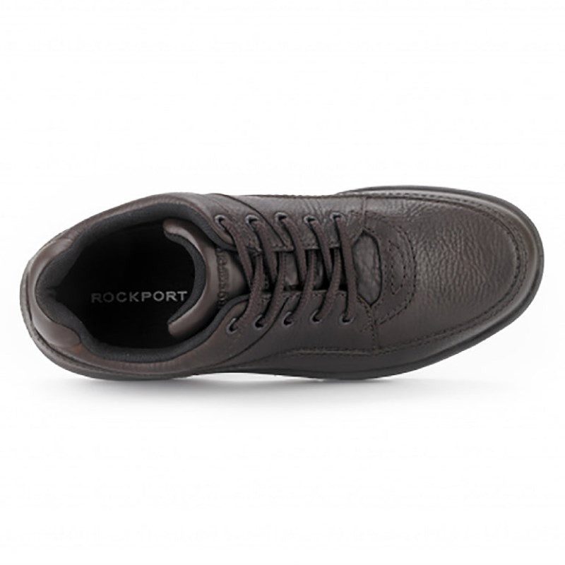 Rockport World Tour Classic Men Walking Shoes Chocolate Singapore | KP7-89168