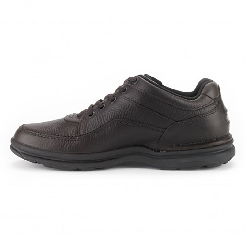 Rockport World Tour Classic Men Walking Shoes Chocolate Singapore | KP7-89168