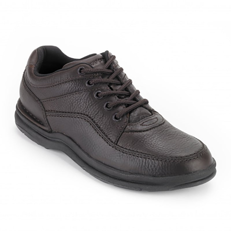 Rockport World Tour Classic Men Walking Shoes Chocolate Singapore | KP7-89168