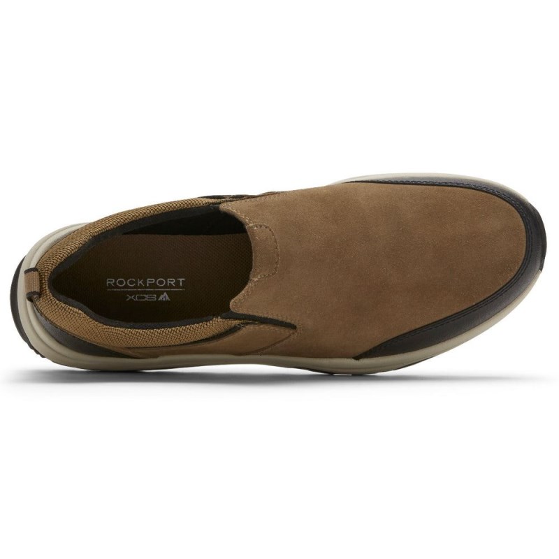 Rockport XCS Birchfield Slip-On Trekker Men Loafers Olive Singapore | QO4-30333