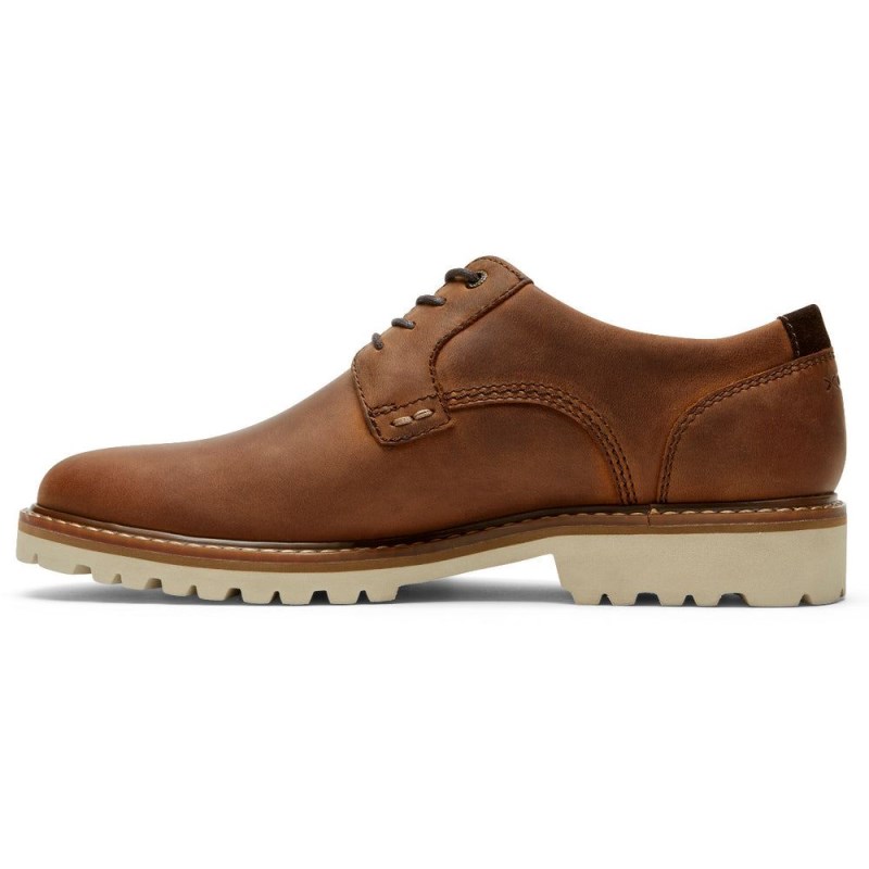 Rockport XCS Plain Toe Waterproof Men Oxford Shoes Brown Singapore | EJ4-55805