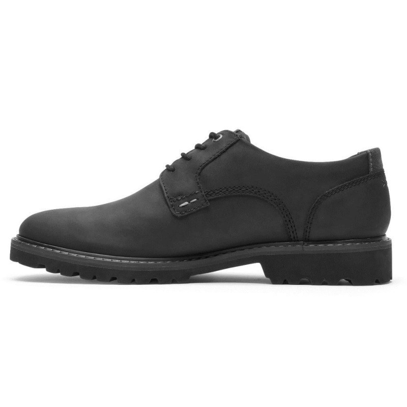 Rockport XCS Plain Toe Waterproof Men Oxford Shoes Black Singapore | TL5-58205