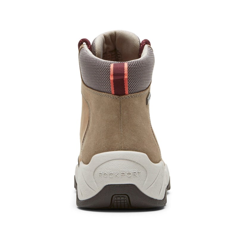 Rockport XCS Spruce Peak Women Waterproof Boots Grey Brown Singapore | XC2-49894