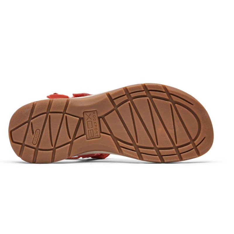 Rockport XCS Trail Tech Washable Strappy Women Sandals Coral Singapore | VO4-46984