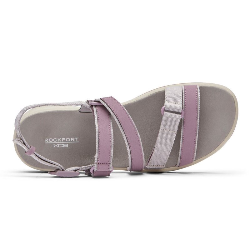 Rockport XCS Trail Tech Washable Strappy Women Sandals Purple Singapore | JO0-99089