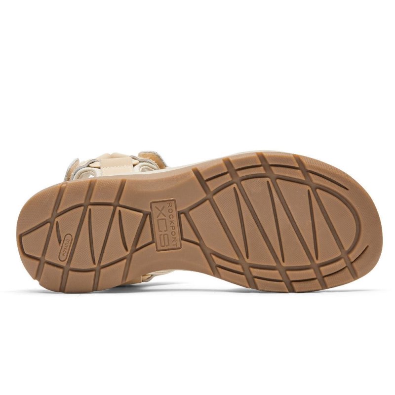 Rockport XCS Trail Tech Washable Women Sandals Cream Singapore | HM3-81828