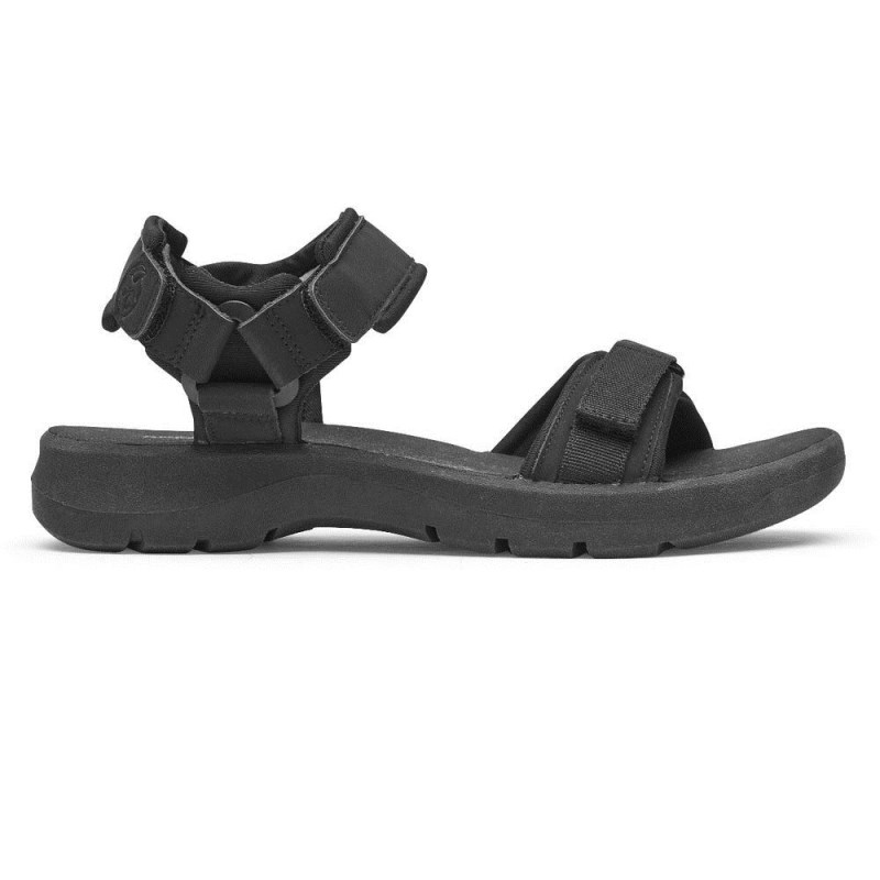 Rockport XCS Trail Tech Washable Women Sandals Black Singapore | DT2-27882