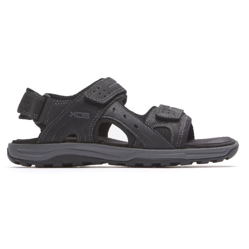 Rockport XCS Trail Technique Adjustable Men Sandals Black Singapore | XV9-02790