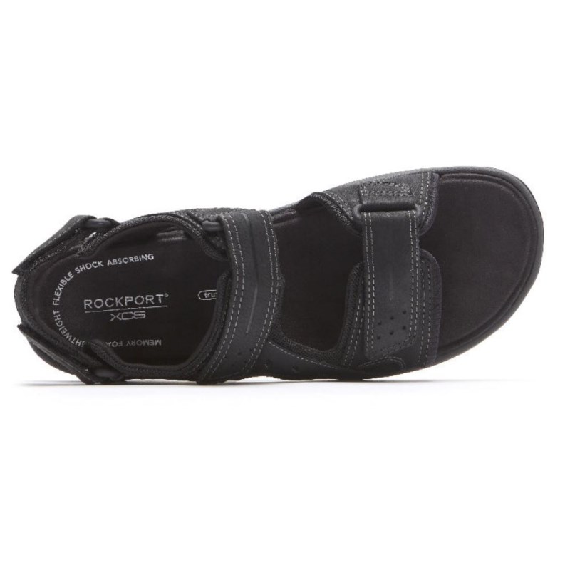 Rockport XCS Trail Technique Adjustable Men Sandals Black Singapore | XV9-02790