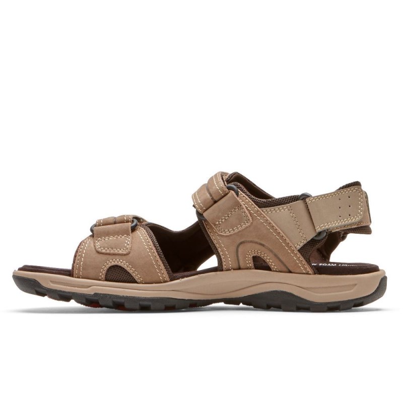 Rockport XCS Trail Technique Adjustable Men Sandals Grey Brown Singapore | RH0-79847