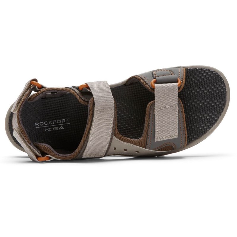 Rockport XCS Trail Technique Adjustable Men Sandals Grey Singapore | NP2-31223