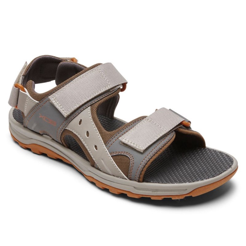 Rockport XCS Trail Technique Adjustable Men Sandals Grey Singapore | NP2-31223