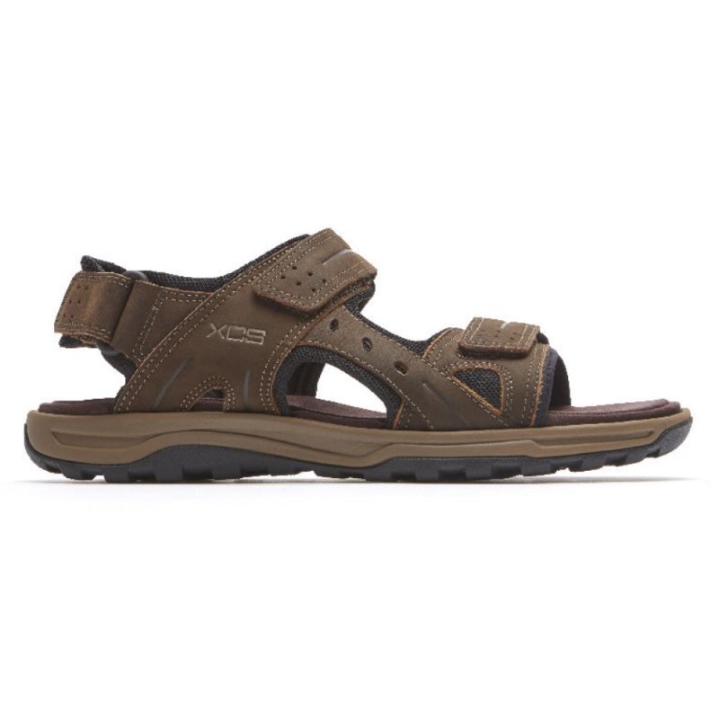 Rockport XCS Trail Technique Adjustable Men Sandals Brown Singapore | GL2-23162