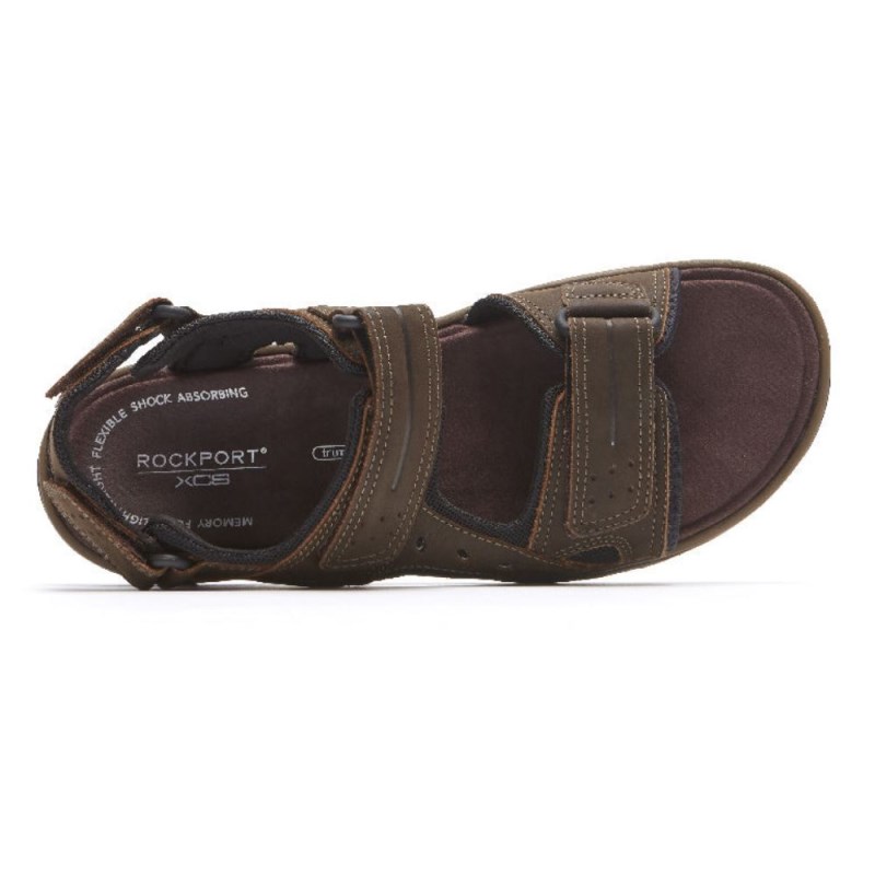 Rockport XCS Trail Technique Adjustable Men Sandals Brown Singapore | GL2-23162