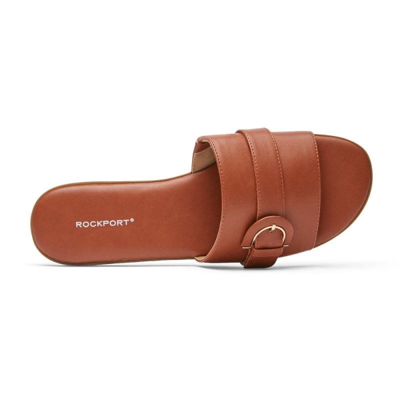 Rockport Yara Women Slides Orange Singapore | VB6-36343